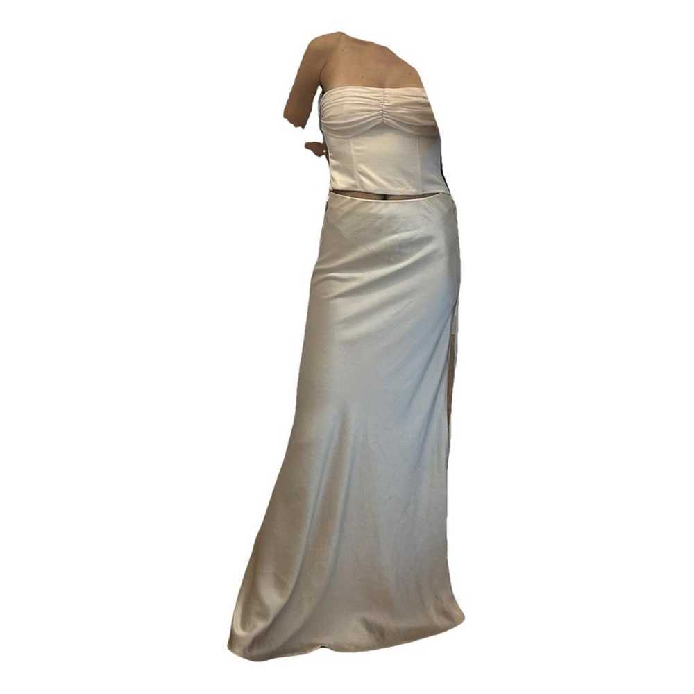 Non Signé / Unsigned Silk maxi dress - image 2