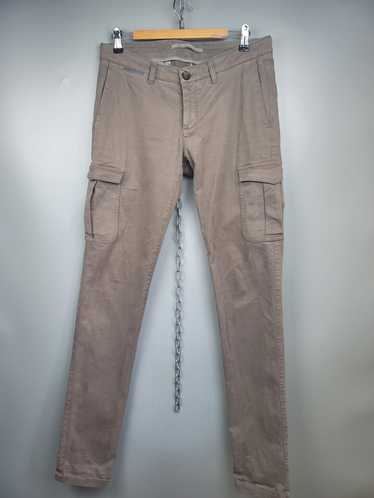 Eleventy Eleventy Cotton Elastan Brown Cargo Pant… - image 1