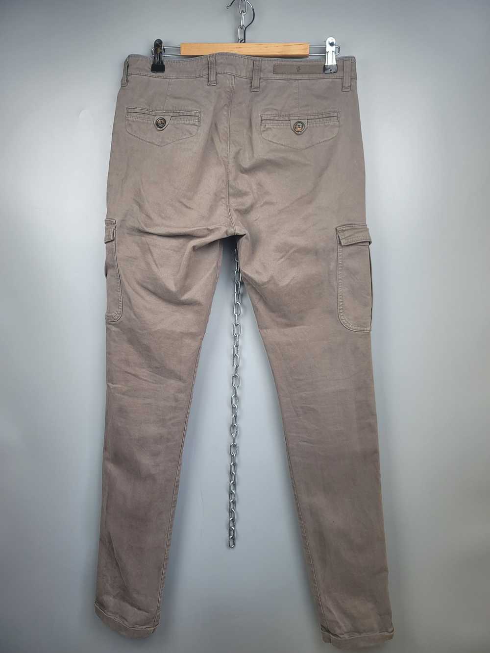 Eleventy Eleventy Cotton Elastan Brown Cargo Pant… - image 2