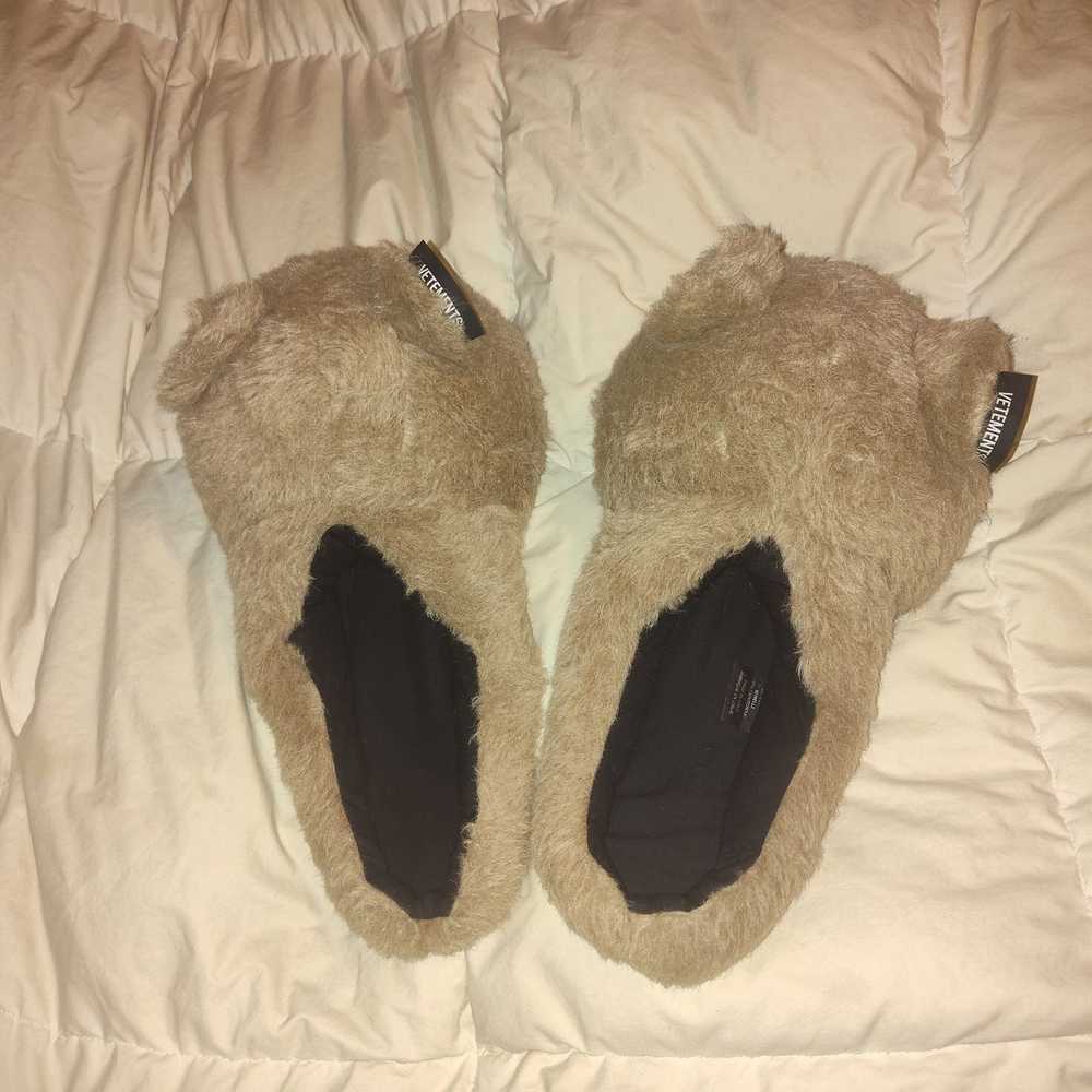 Vetements Vetements Mohair Teddy Bear Slippers - image 9