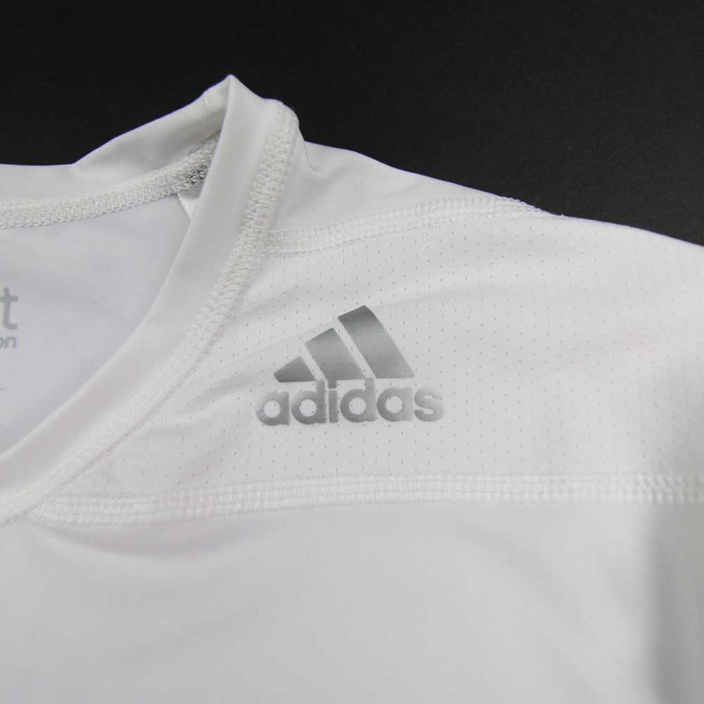 adidas Techfit Compression Top Men's White Used - image 2