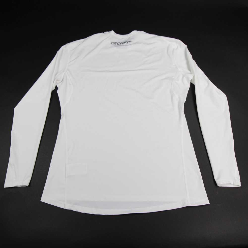 adidas Techfit Compression Top Men's White Used - image 4