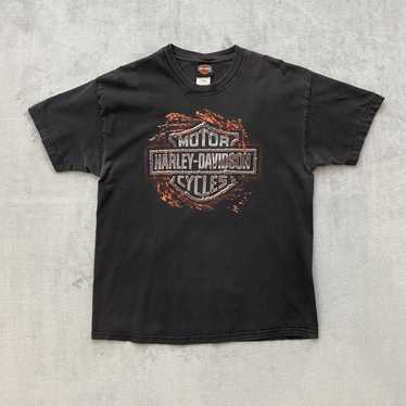 Harley Davidson × Vintage T Shirt Men Large Black… - image 1