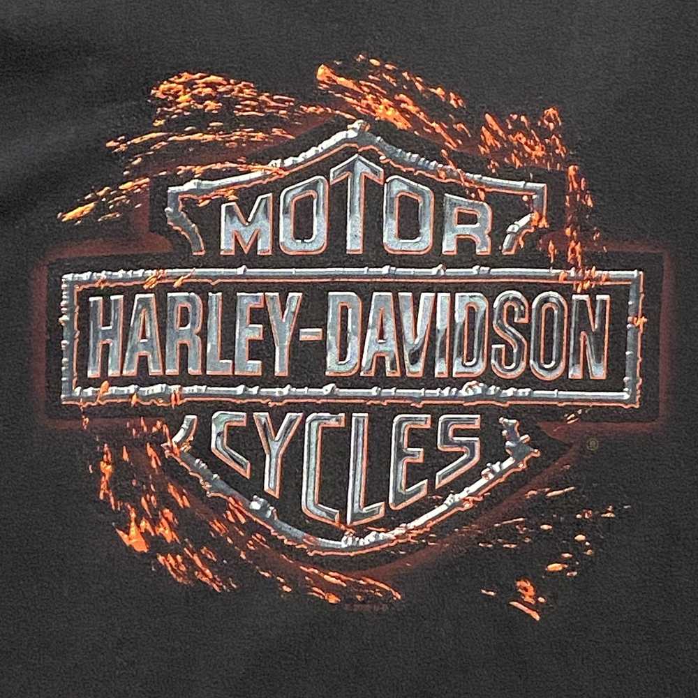 Harley Davidson × Vintage T Shirt Men Large Black… - image 2