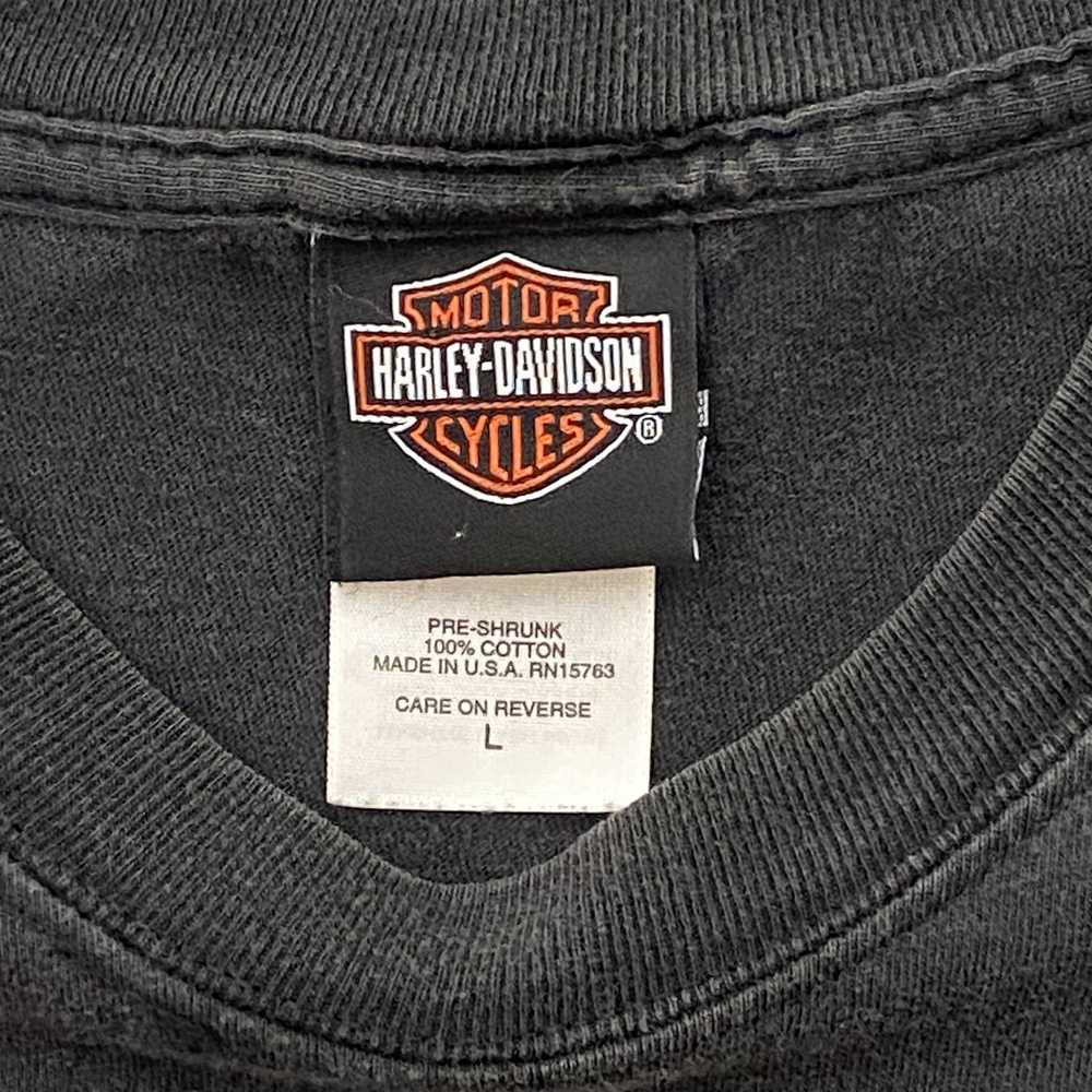 Harley Davidson × Vintage T Shirt Men Large Black… - image 3