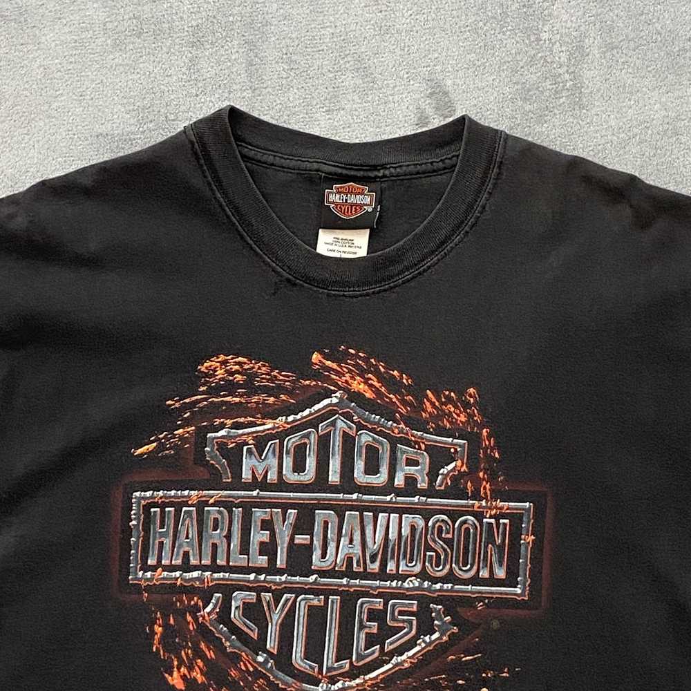 Harley Davidson × Vintage T Shirt Men Large Black… - image 5