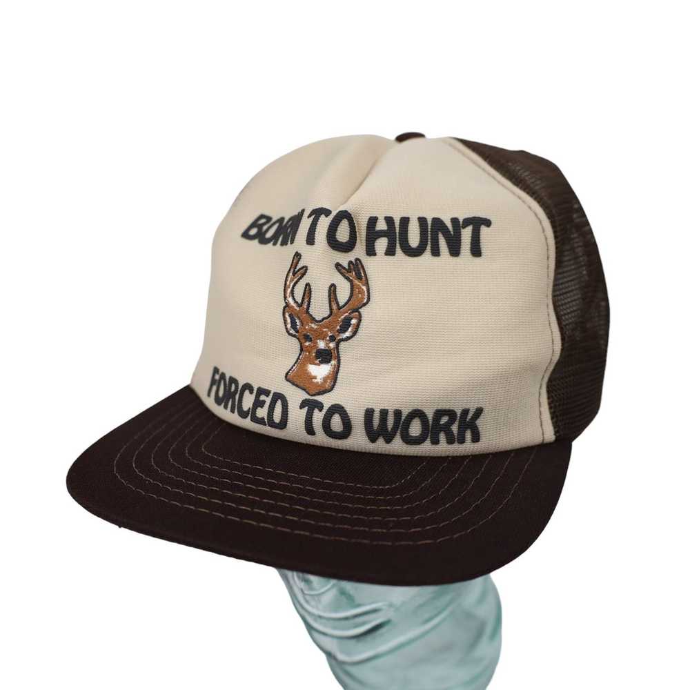 Trucker Hat × Vintage Vintage Born To Hunt, Force… - image 2