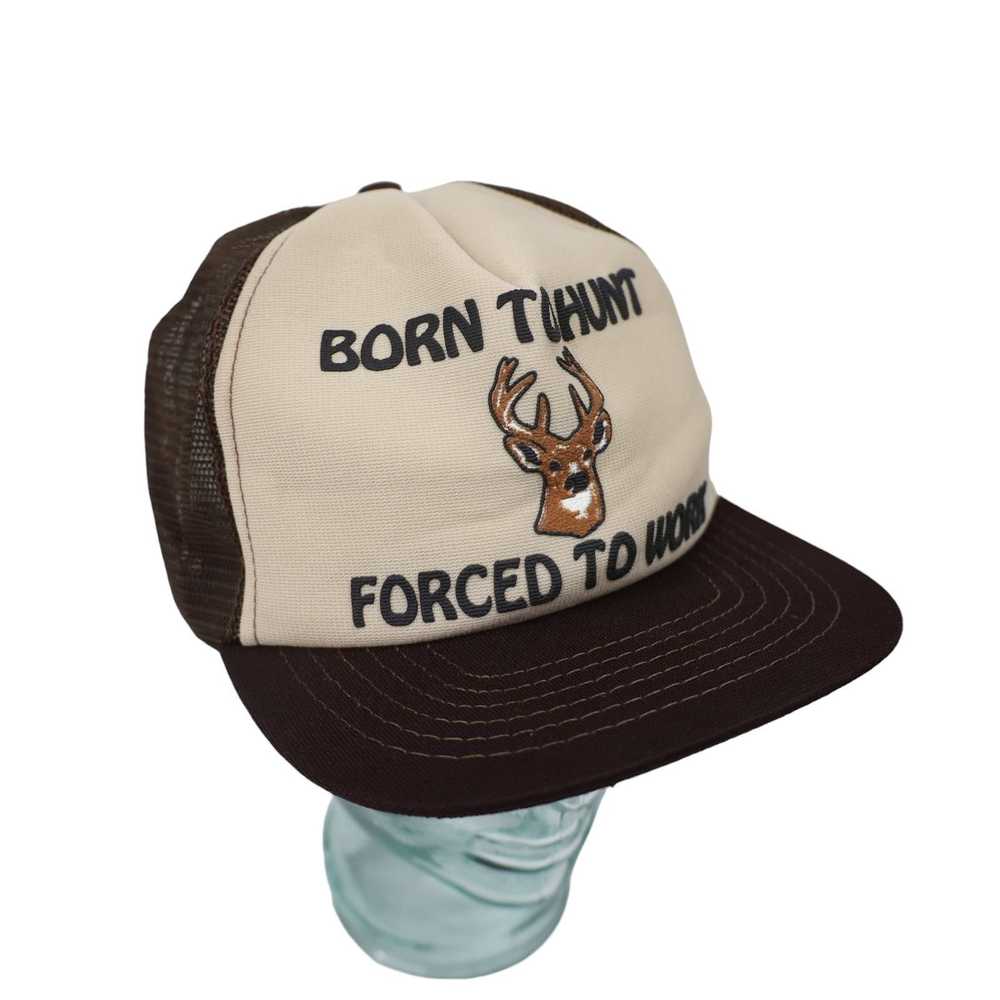 Trucker Hat × Vintage Vintage Born To Hunt, Force… - image 3