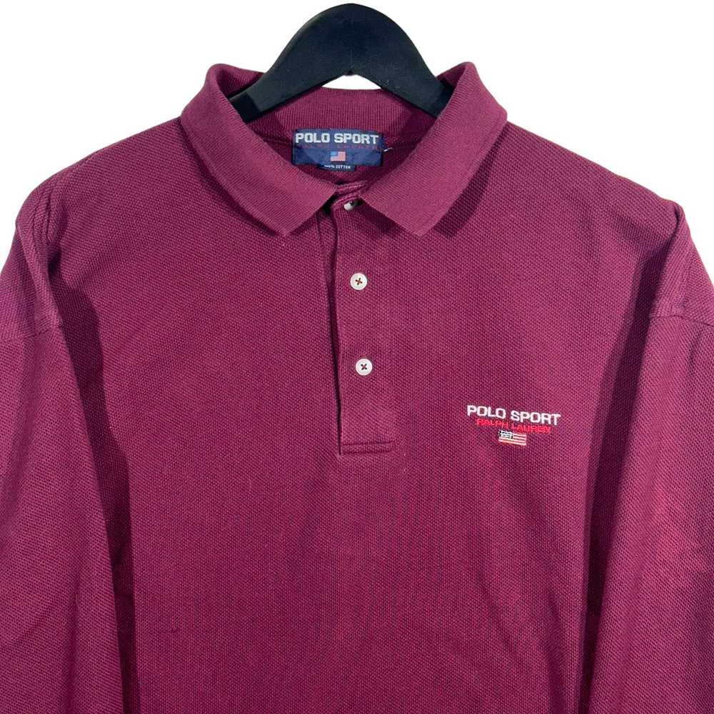 Polo Ralph Lauren Vintage Polo Sport Long Sleeve … - image 2