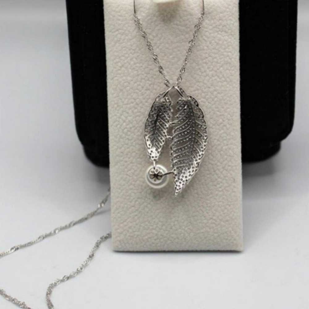 Non Signé / Unsigned Silver necklace - image 9