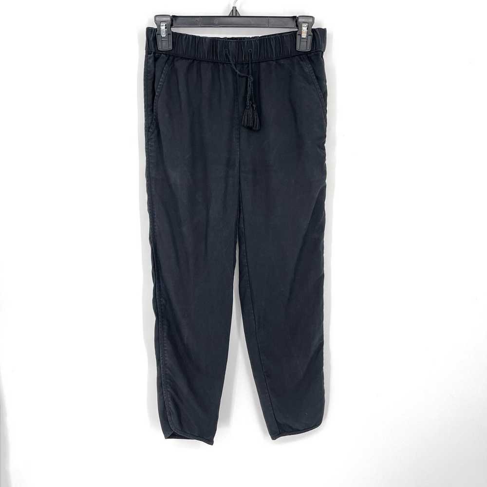 Madewell Madewell Drawstring Ankle Pants XXS Blac… - image 1