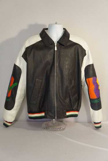 Mtv Vintage 1992 MTV leather jacket