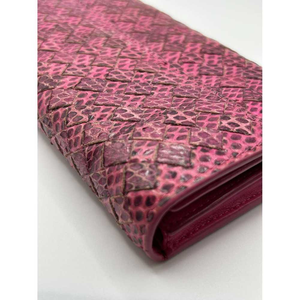 Bottega Veneta Intrecciato python wallet - image 8