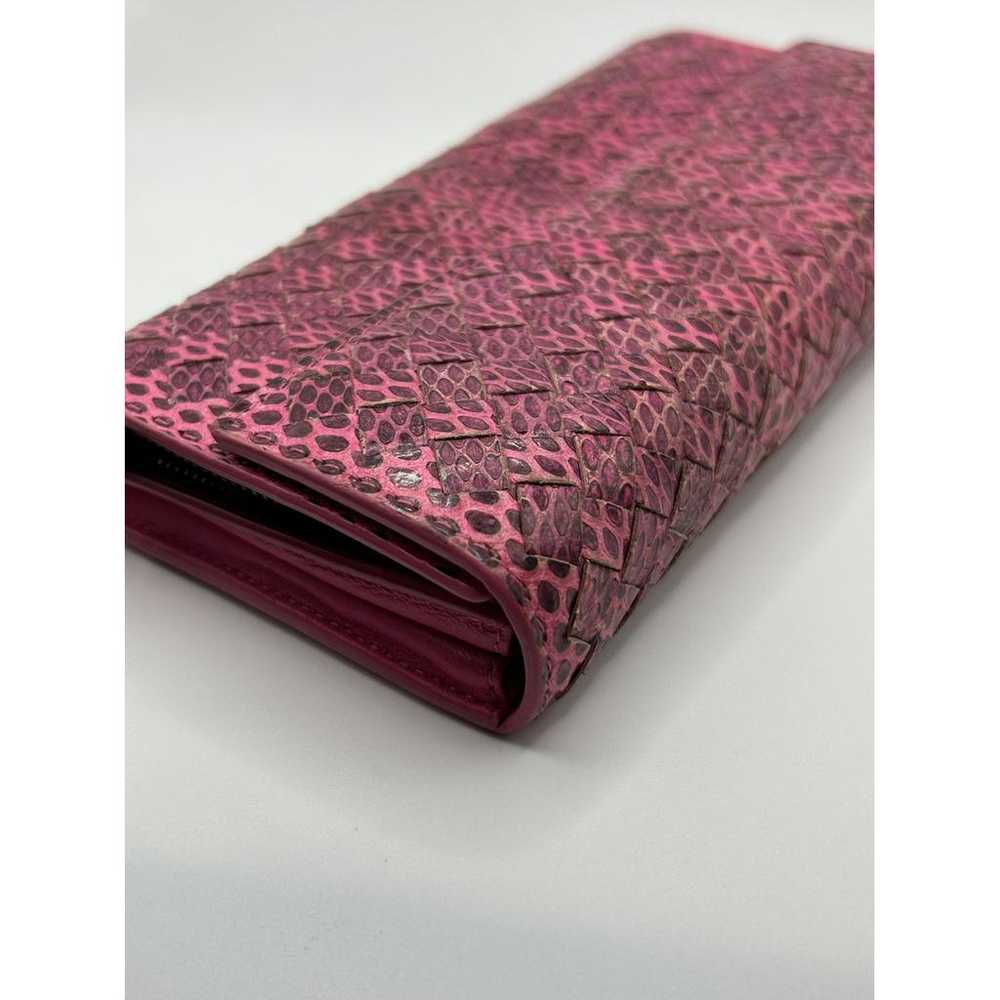 Bottega Veneta Intrecciato python wallet - image 9