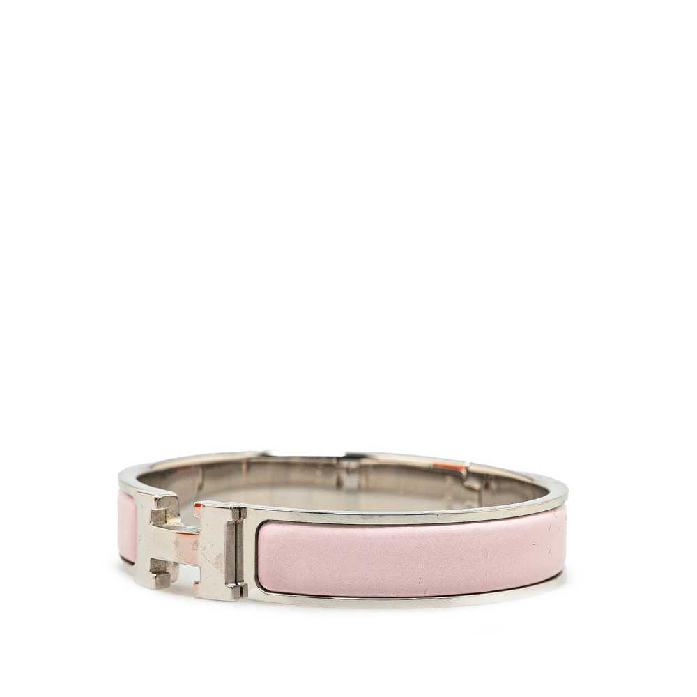 Product Details Hermes Pink Clic H Bracelet - image 2