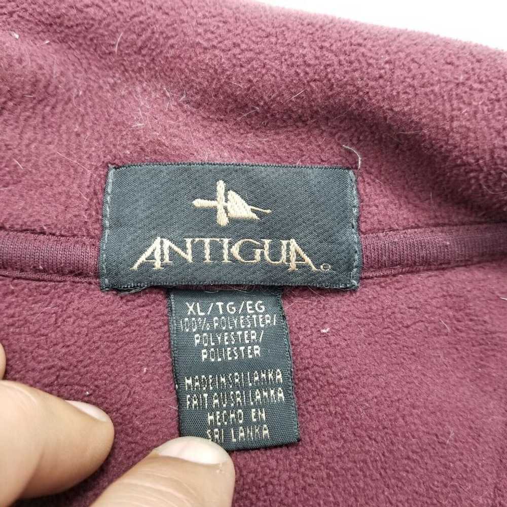 Antigua Antigua Jacket Womens XL Pockets Zip Flee… - image 8