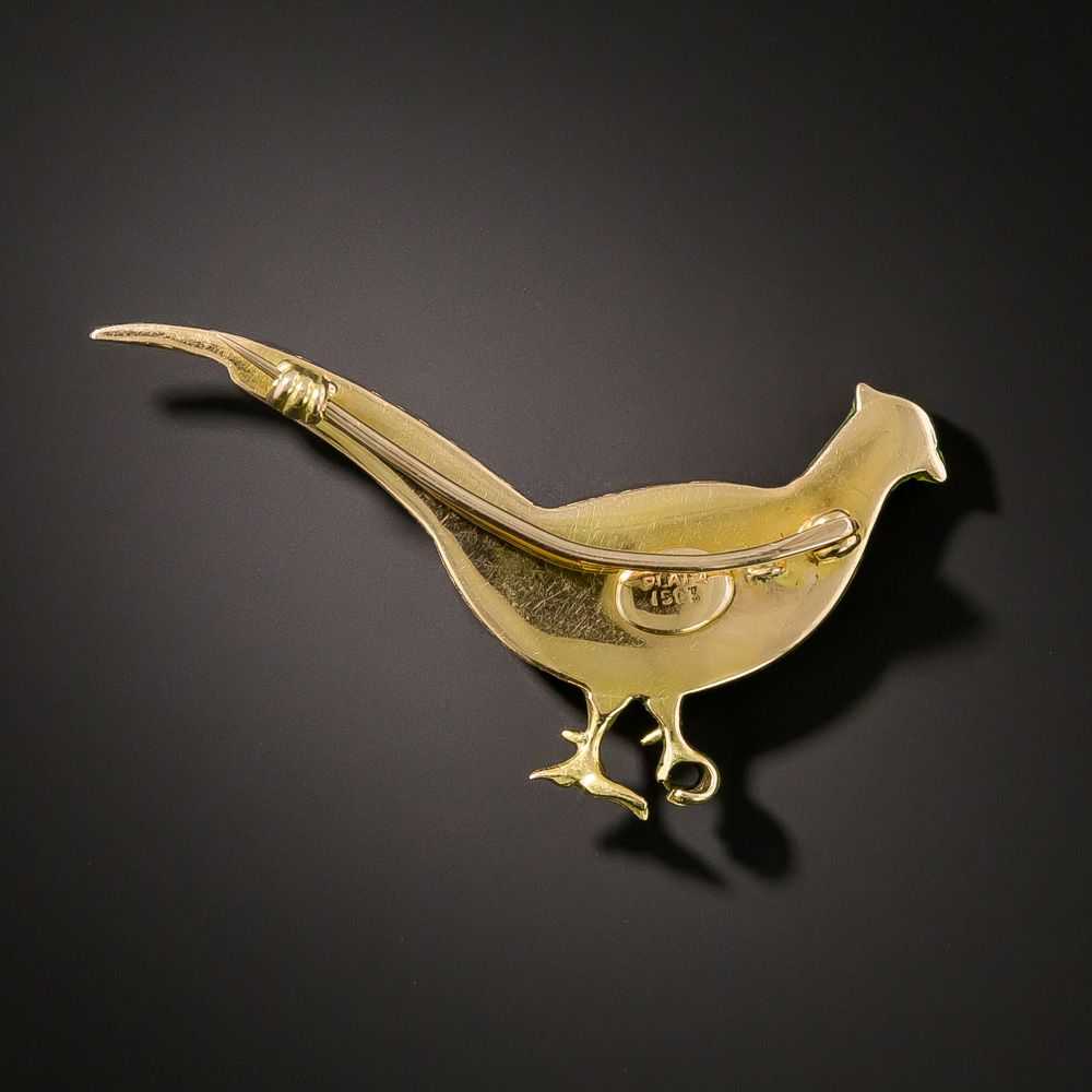 English Edwardian Pheasant Brooch - image 2