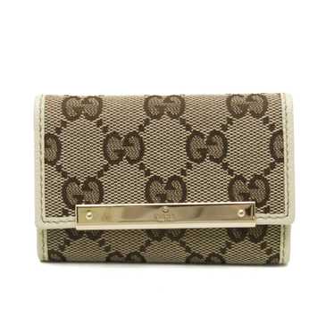 Gucci Gucci 127048 Men,Women GG Canvas Leather Ke… - image 1