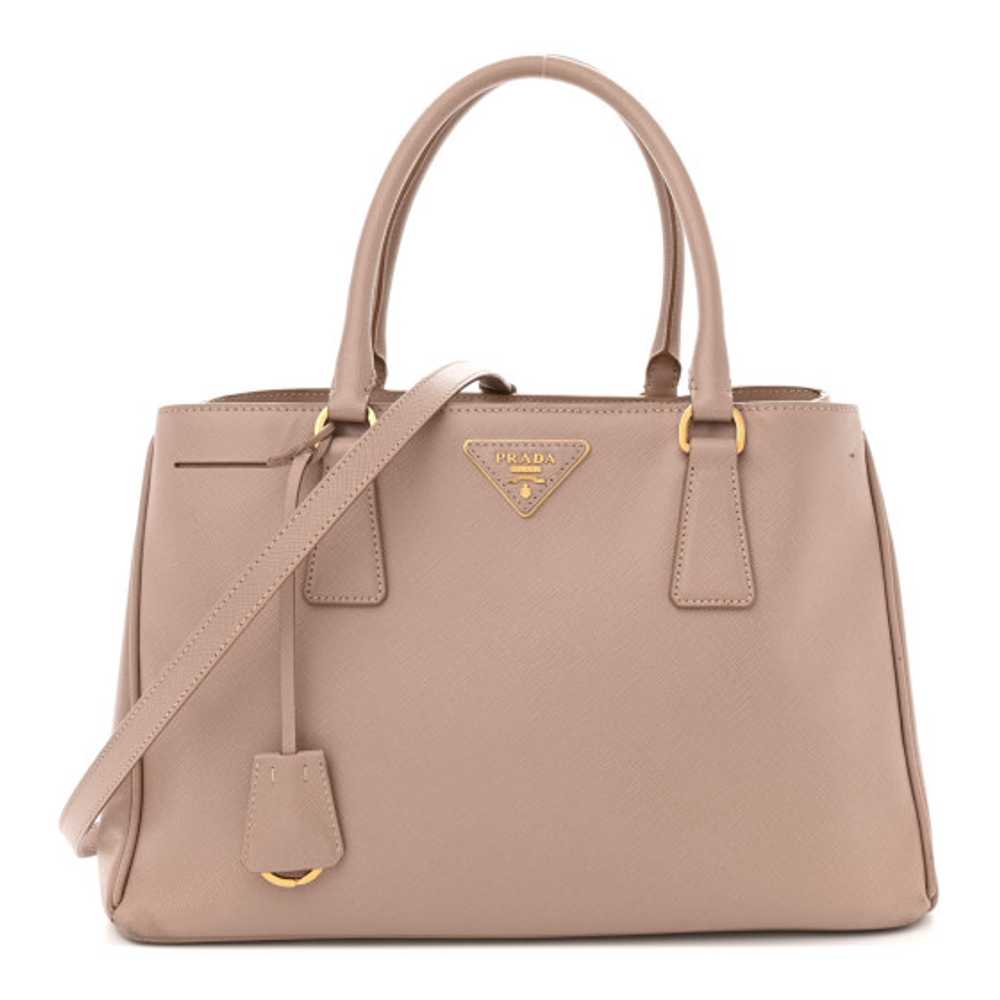 PRADA Saffiano Lux Medium Tote Cammeo - image 1