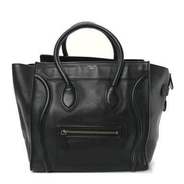 CELINE Smooth Calfskin Mini Luggage Black