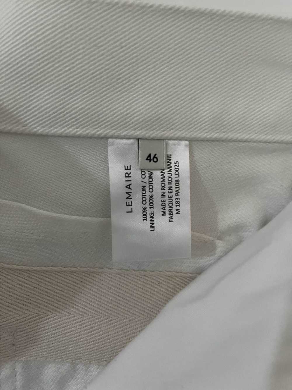 Lemaire Lemaire cream white pants - image 3