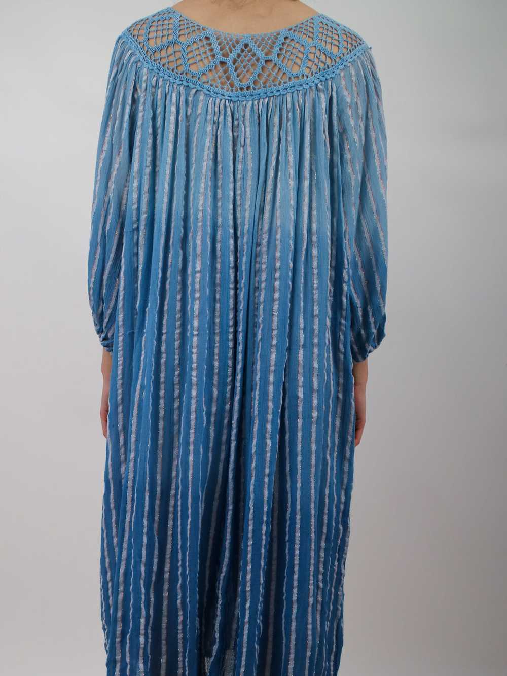 1970s 'Naqui' Fringe Guazy Beach Cover Up - image 8