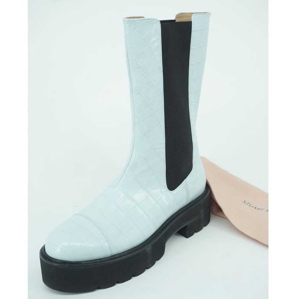 Stuart Weitzman Patent leather snow boots - image 9
