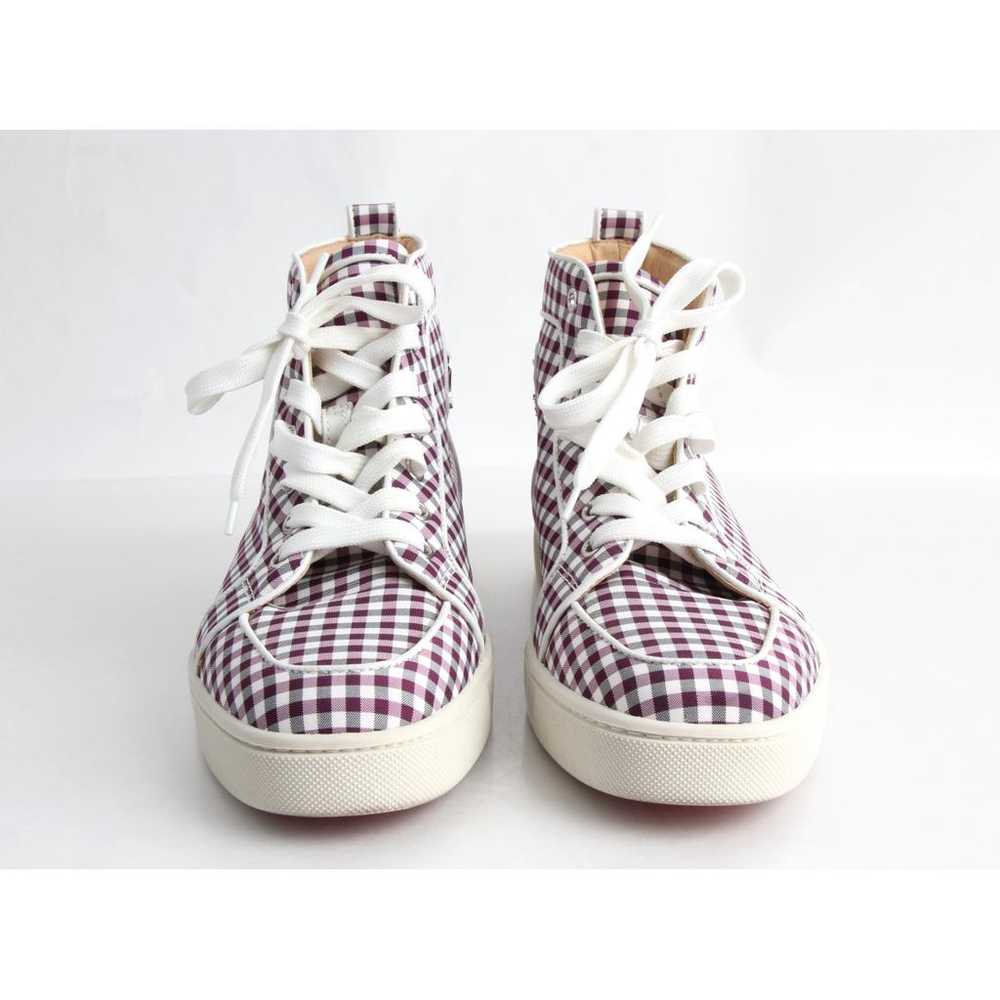 Christian Louboutin Cloth high trainers - image 2