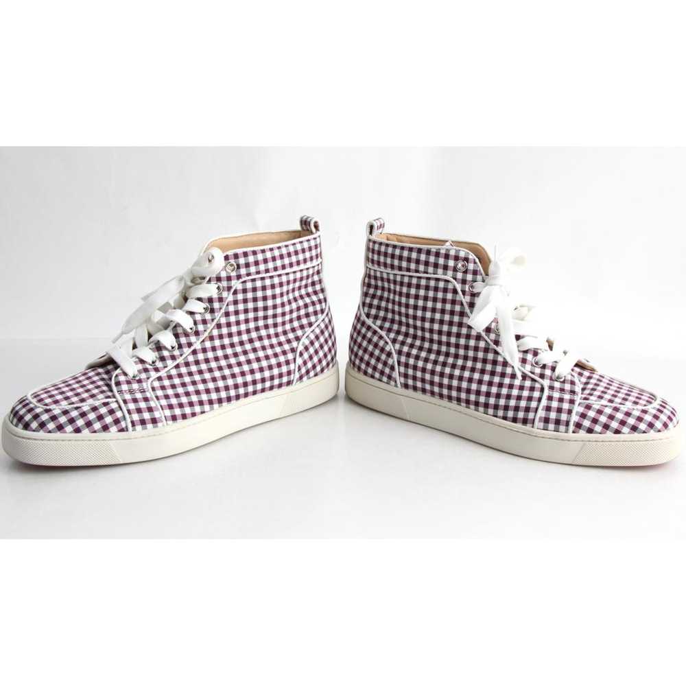 Christian Louboutin Cloth high trainers - image 4