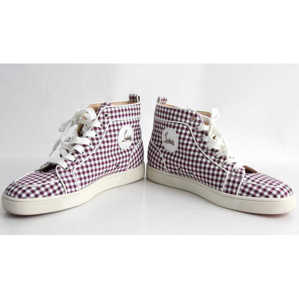 Christian Louboutin Cloth high trainers - image 5