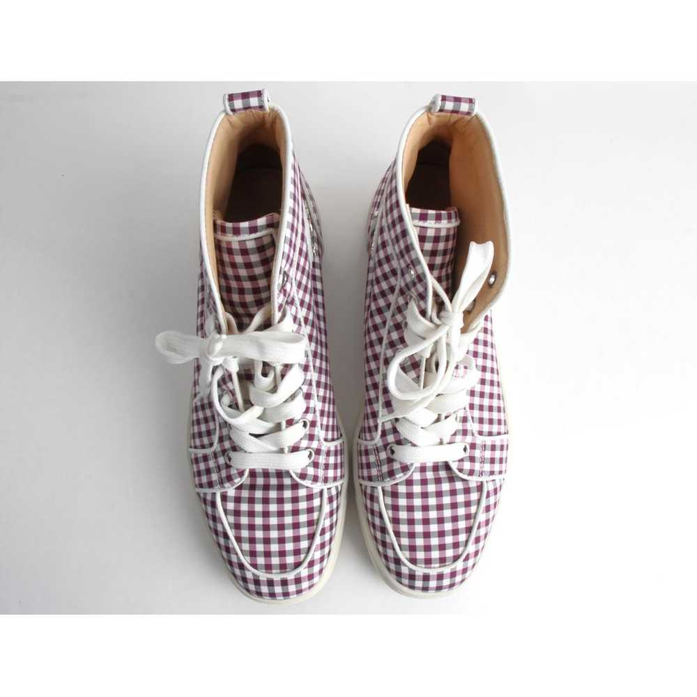 Christian Louboutin Cloth high trainers - image 6