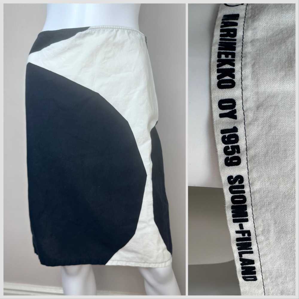 1990s Marimekko Pencil Skirt, Size X-Small, Giant… - image 1