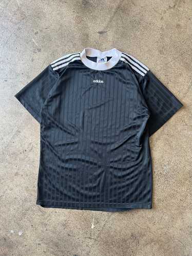 1990s Adidas Black Soccer Jersey