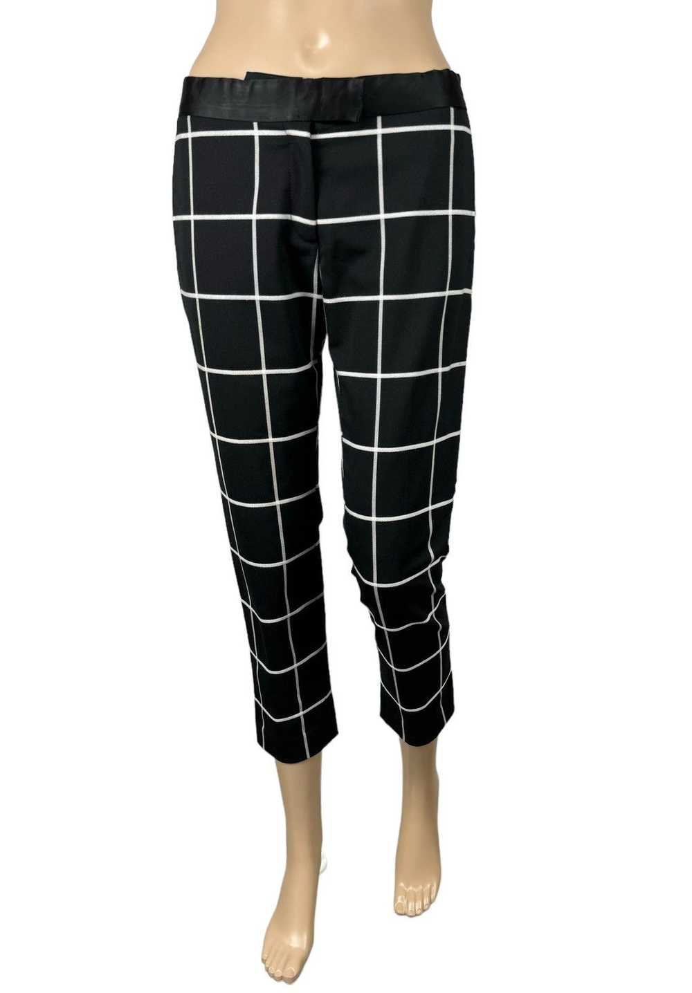 Joseph Joseph Cropped Slim Pants Checkered Wool-P… - image 2