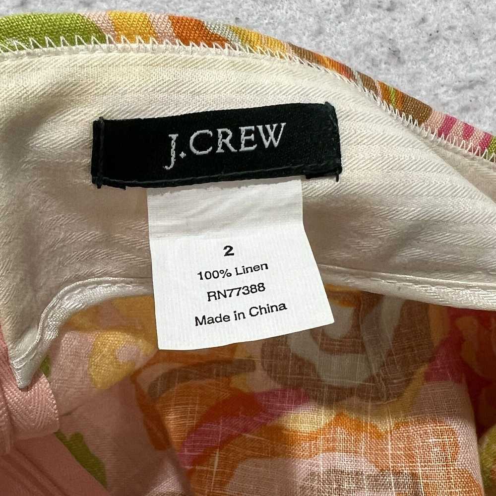 J.Crew J. Crew Women's Size 2 Linen Pencil Skirt … - image 3