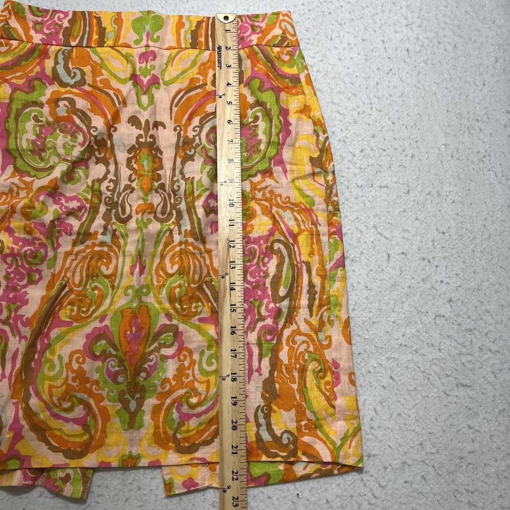 J.Crew J. Crew Women's Size 2 Linen Pencil Skirt … - image 6