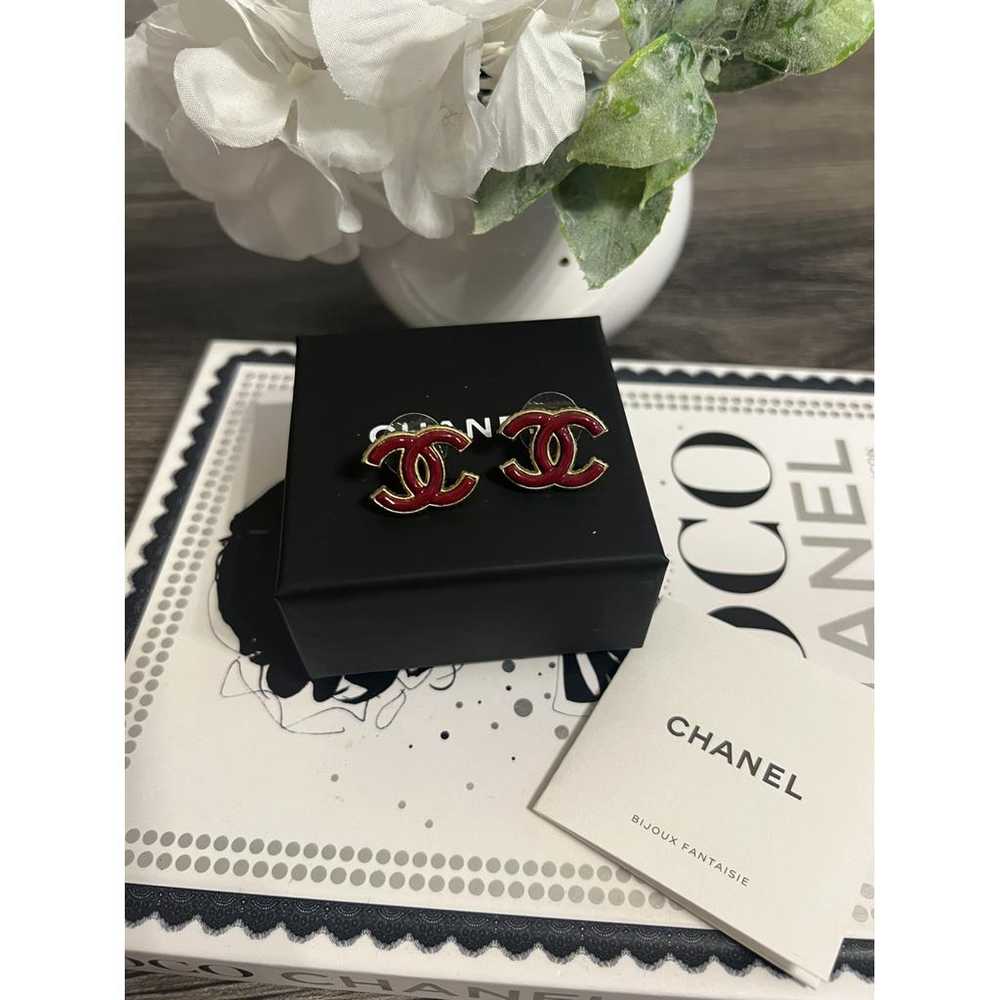 Chanel Cc earrings - image 10