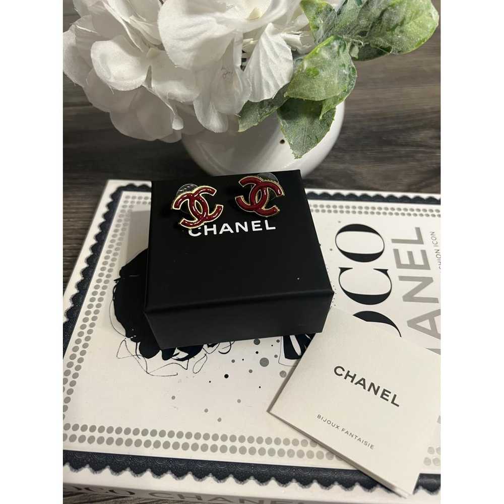 Chanel Cc earrings - image 2