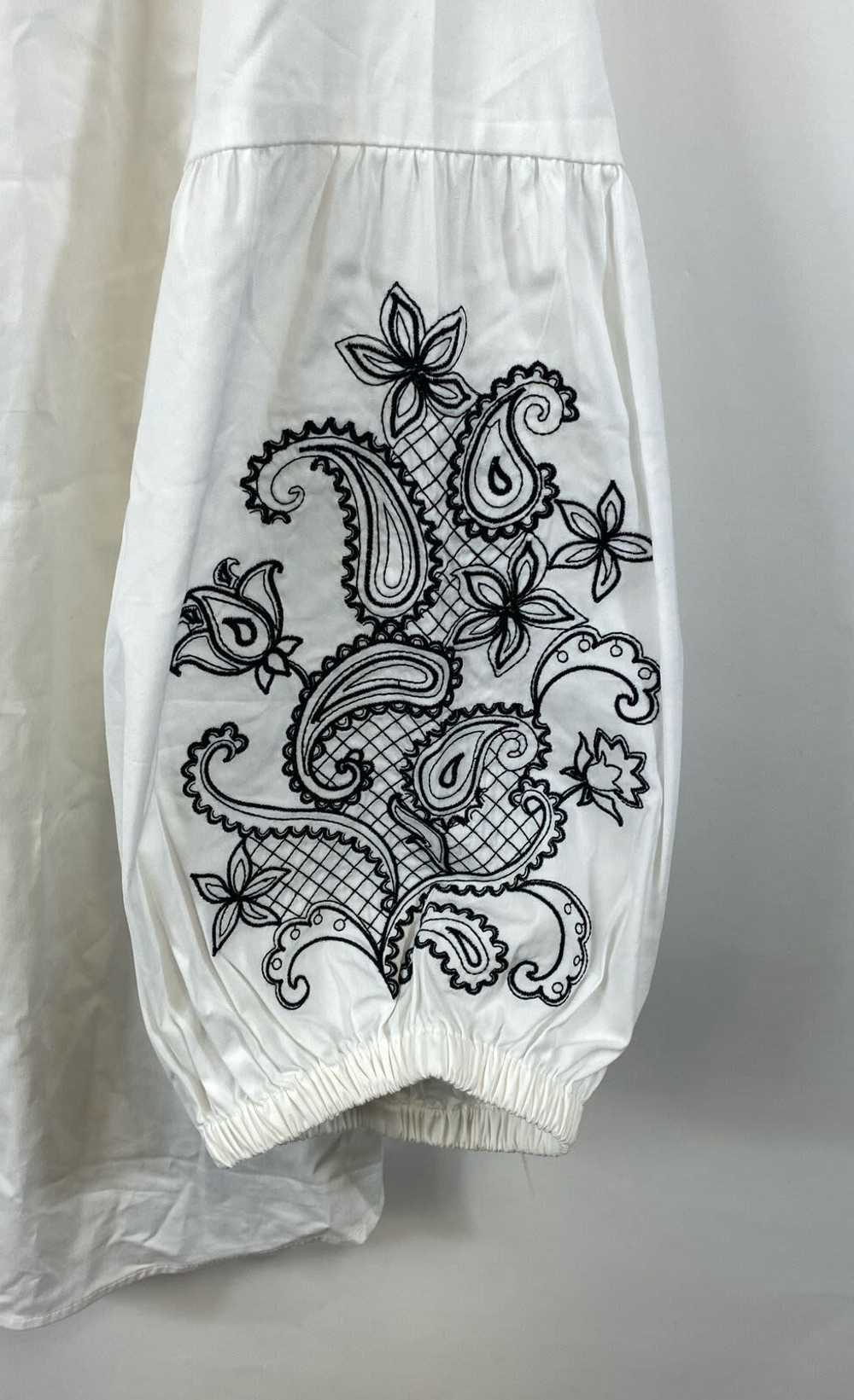 NWT J. Jill Womens White Paisley Embroidered Long… - image 8