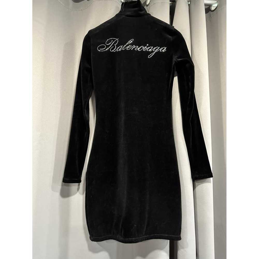 Balenciaga Velvet mini dress - image 2