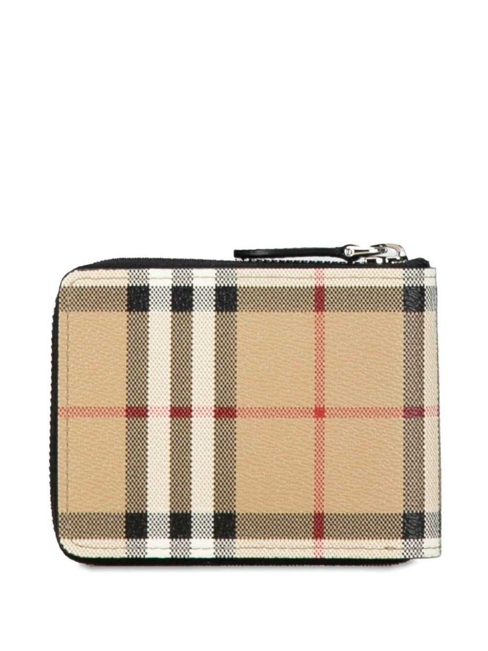 Burberry Pre-Owned 2000-2017 House Check Wallet s… - image 2