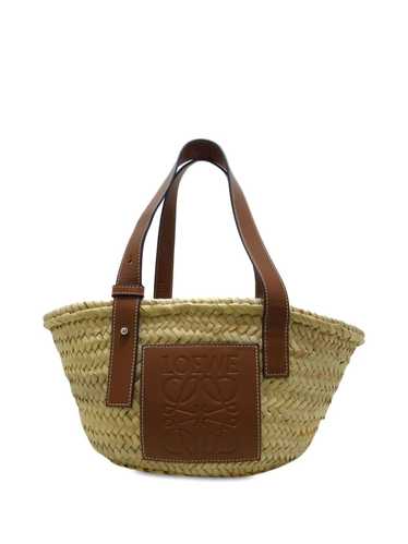 Loewe Pre-Owned 2010-2023 Mini Raffia Basket tote 