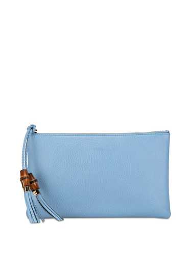 Gucci Pre-Owned 2000-2015 Calfskin Bamboo clutch b