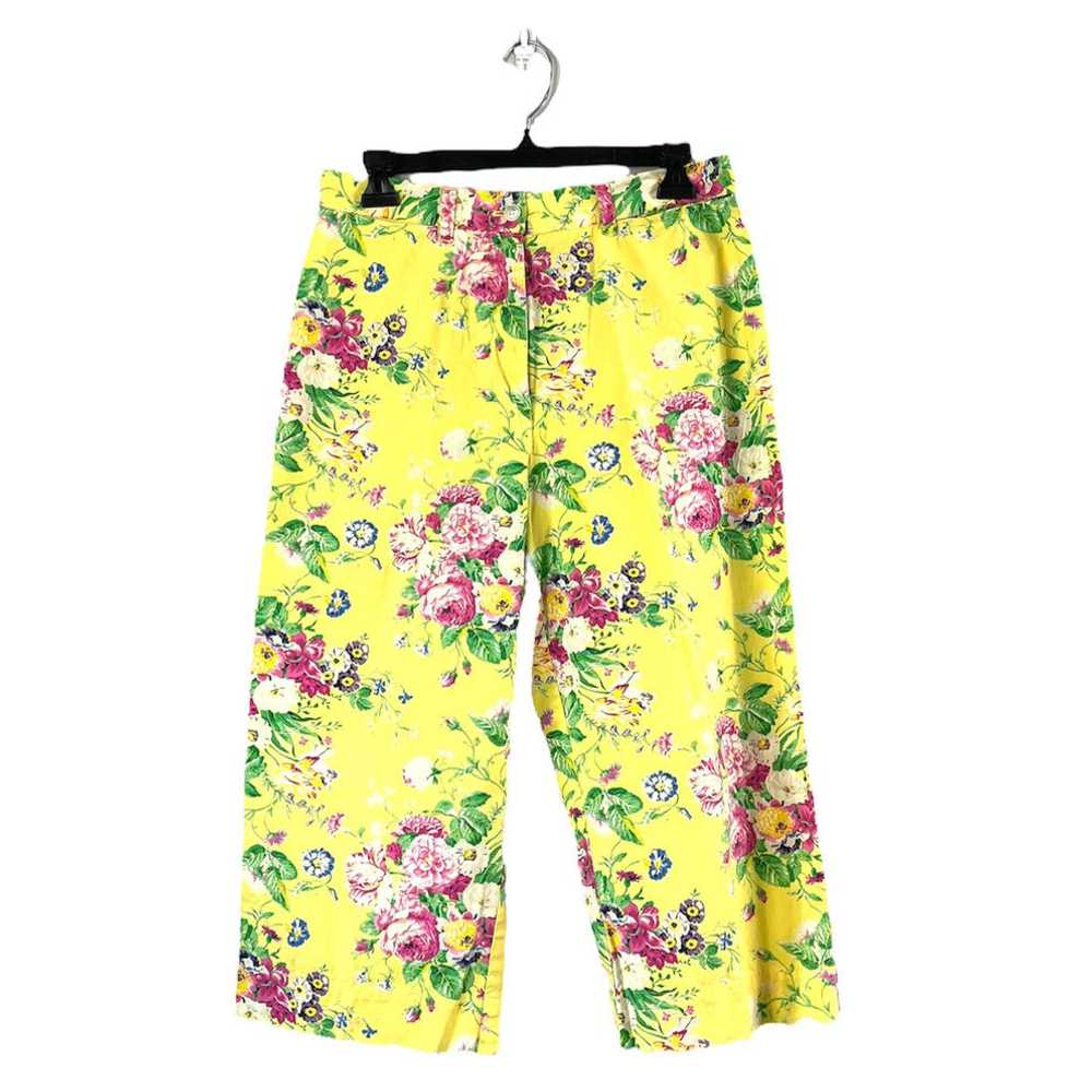 Ralph Lauren Yellow Floral Vintage Ralph Lauren P… - image 1