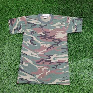 Tru Spec Vintage 90s Tru-Spec Woodland Camo Shirt 