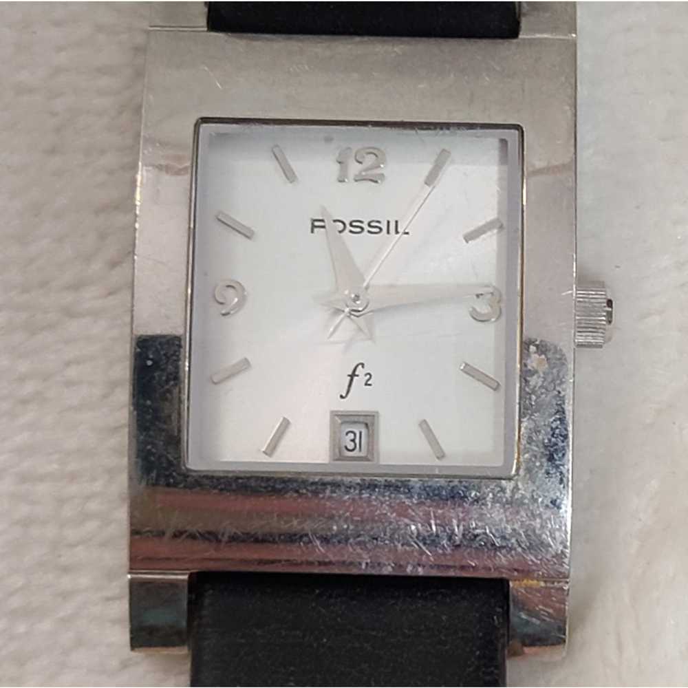 Fossil Fossil Women's Silver Tone Tank Watch On B… - image 1