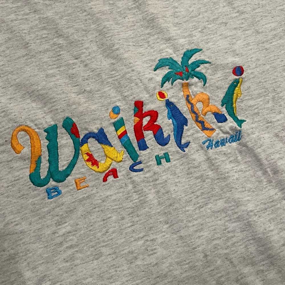 Delta 90s Vintage Waikiki Beach Hawaii T-Shirt si… - image 2