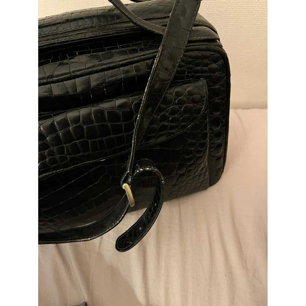 Non Signé / Unsigned Leather crossbody bag - image 5