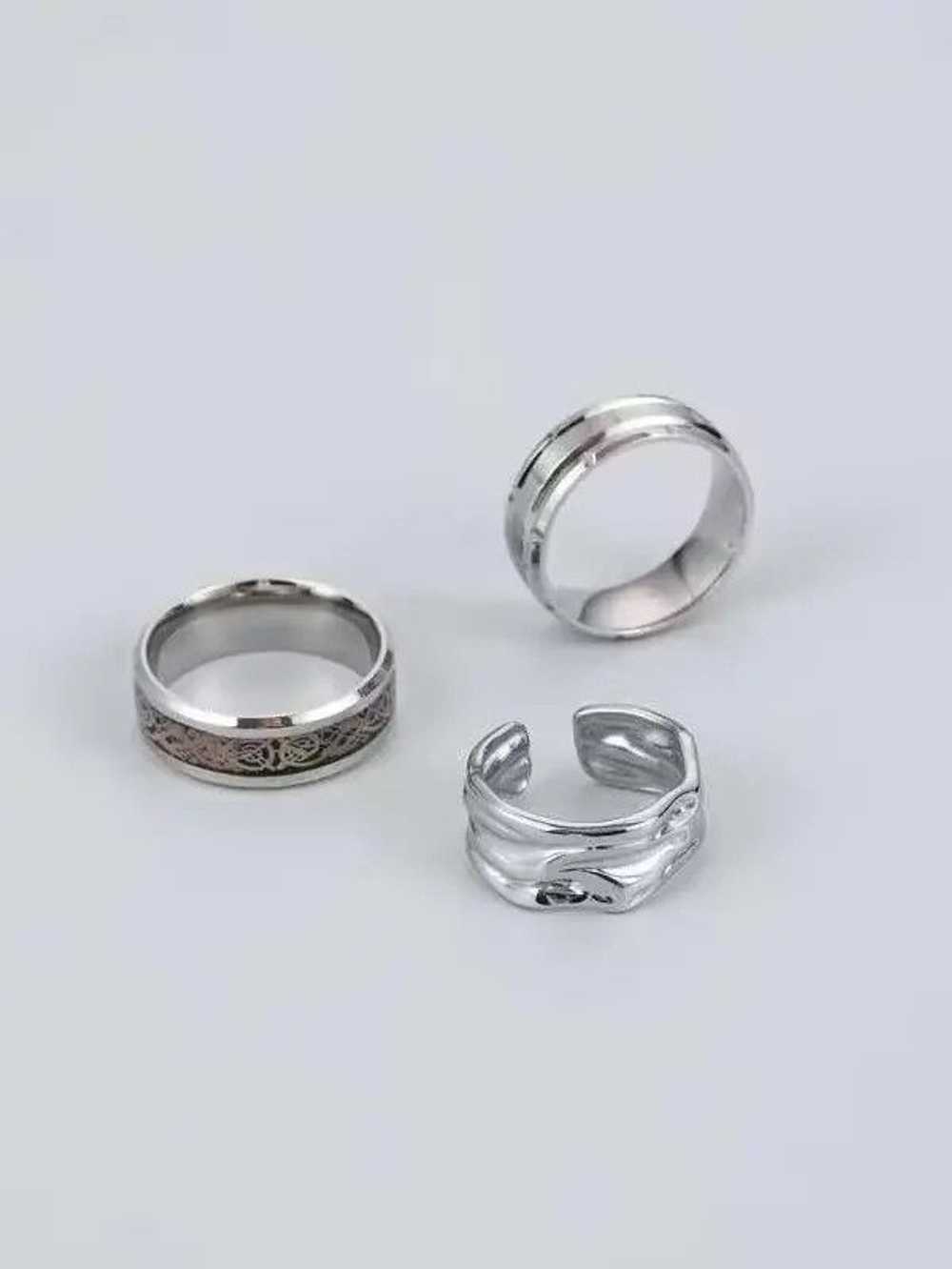 Japanese Brand × Streetwear 3pcs Mens Ring set - image 3