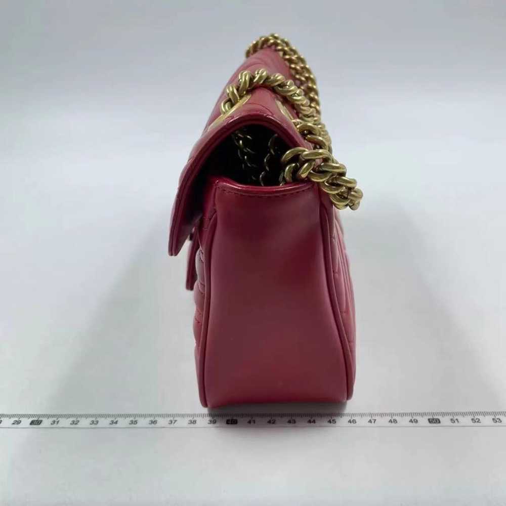 Gucci Gg Marmont Flap leather handbag - image 3